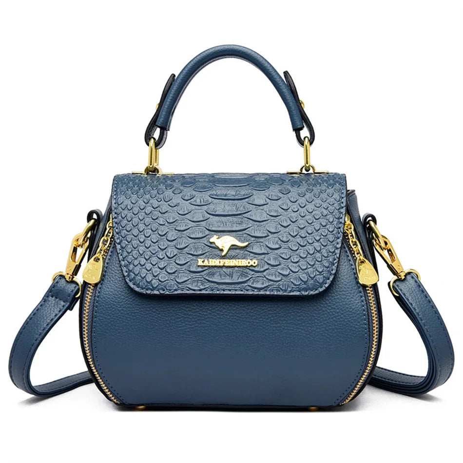 Crocodile Leather Designer Handbag for Female