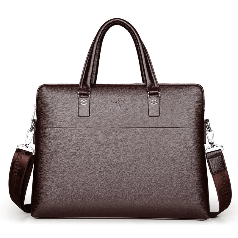 New Fashion Luxury Pu Leather Business Men's Briefcase