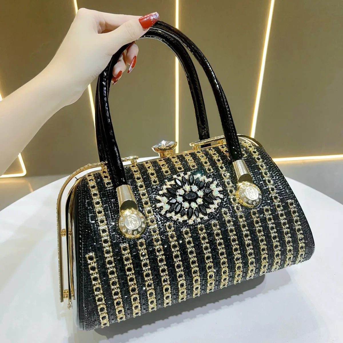 Diamond Studded Rhinestone Bag
