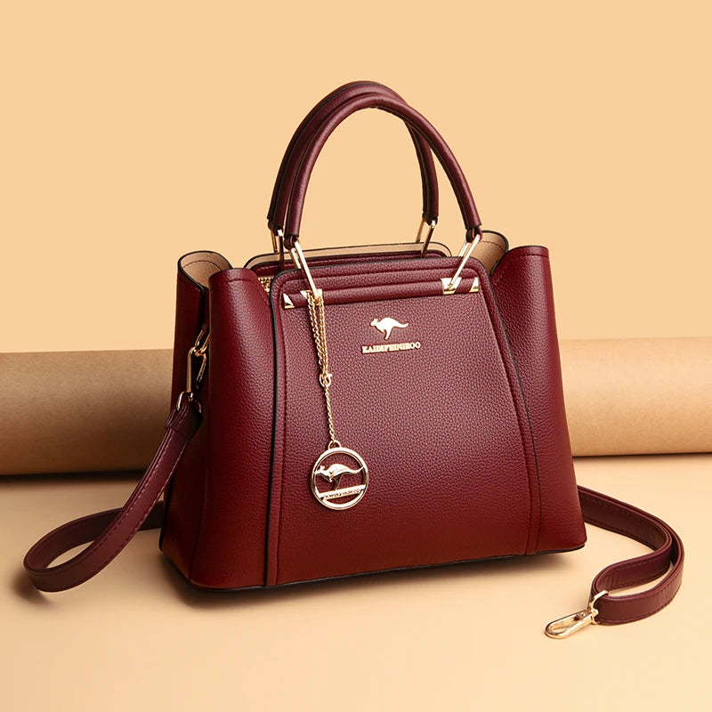 Women Luxury Designer Soft Leather Handbags