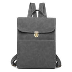 Women's leather vintage outdoor travel backpack