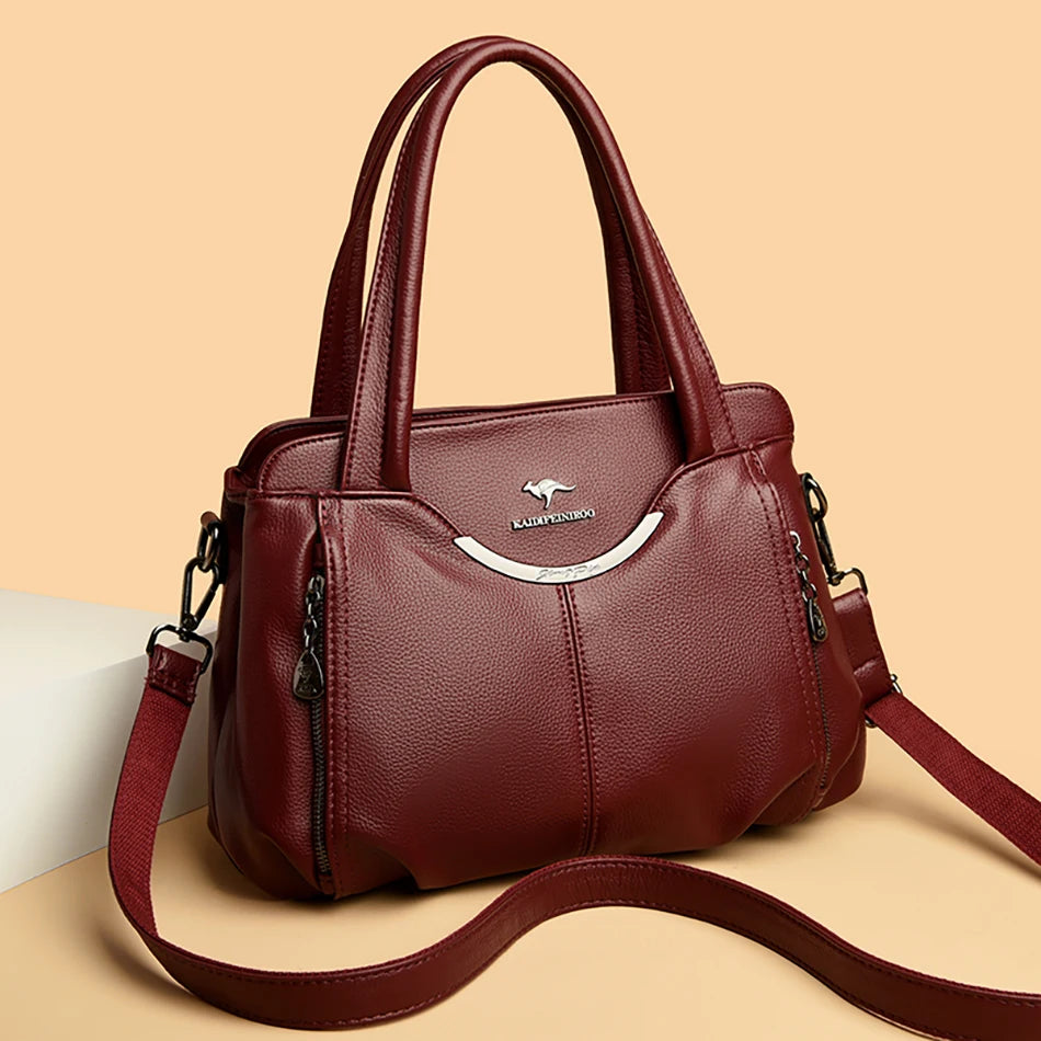 New Multi Pocket Women's Handbag