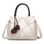 Large-capacity genuine leather women's bag