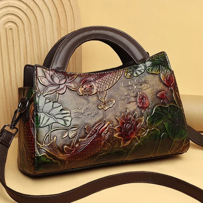 Light Luxury Retro Chinese Ethnic Style Handbag