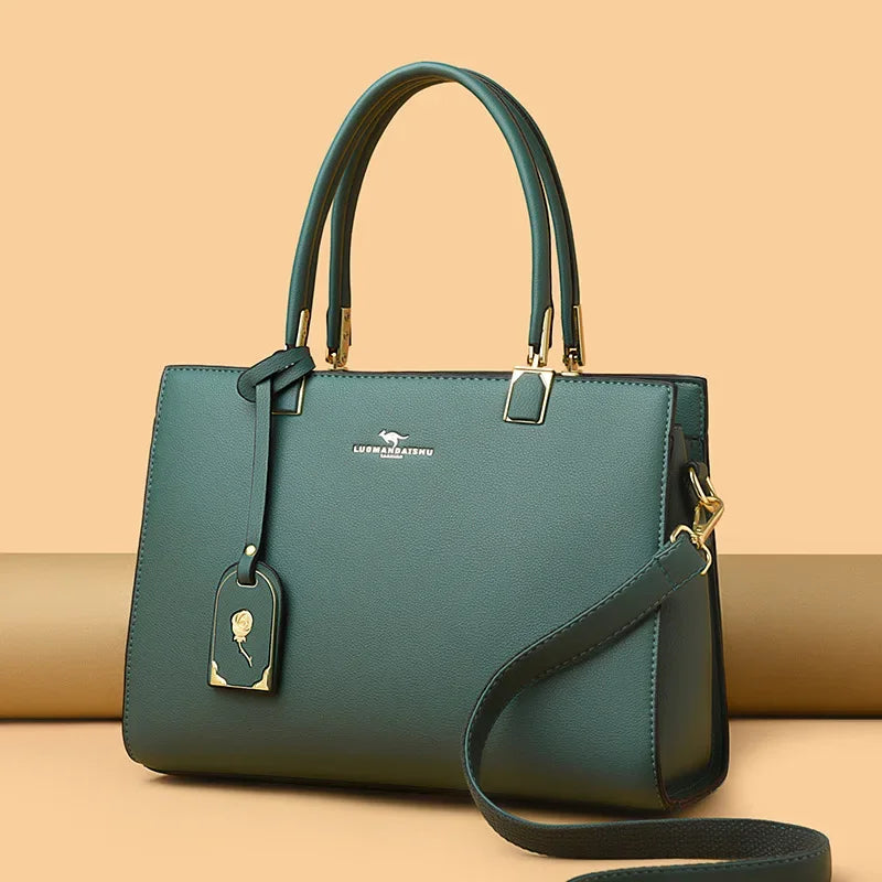 Women Microfiber Synthetic Leather Handbags
