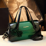 Spring and autumn patent leather snake pattern armpit handbag