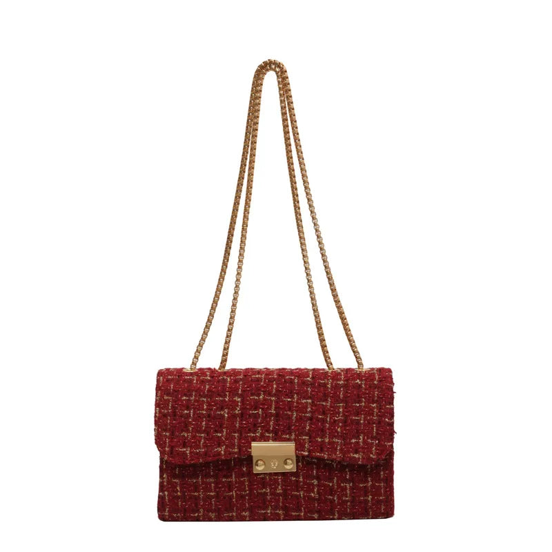 New Fashion Luxury Plaid Women Bag