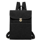 Women's leather vintage outdoor travel backpack