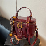 Luxury Burgundy Crossbody Bag