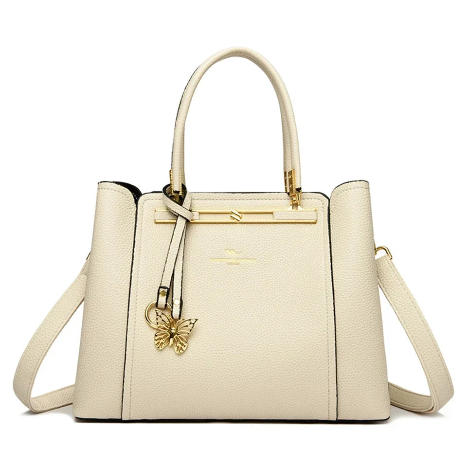 Soft Leather Luxury Handbags Women Bags