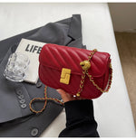 High Quality Exquisite Lock Buckle Crossbody Bag