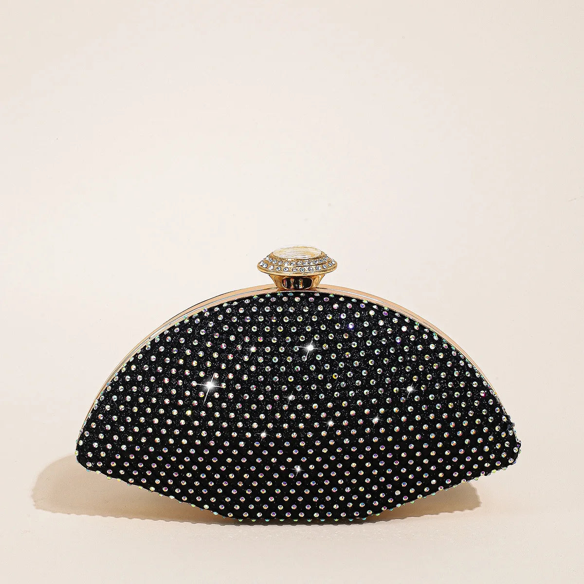 Elegant Crystal Diamond Shiny Banquet Clutch