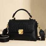 Fashion Women's Crocodile Pattern PU Leather Crossbody Bag Leisure
