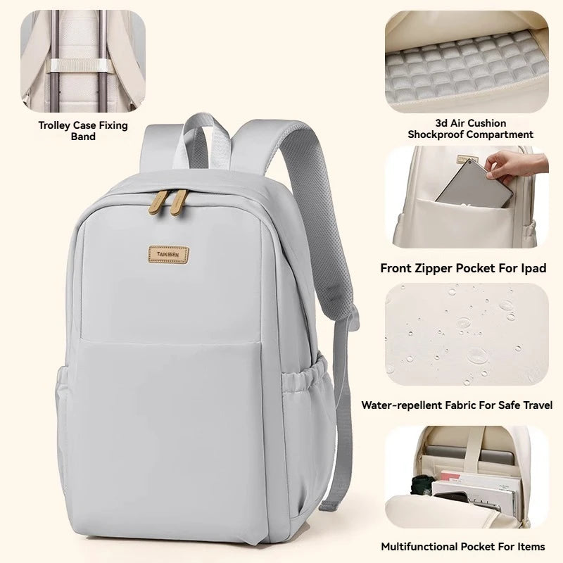 female college student school bag