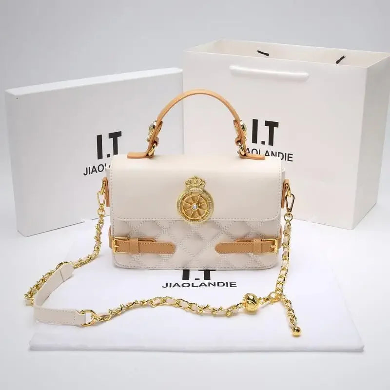 Luxury Designer High Quality Leather Women's Crossbody Bag
