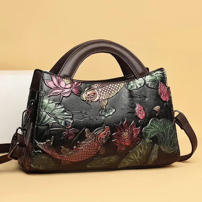 Light Luxury Retro Chinese Ethnic Style Handbag