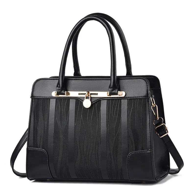 Leather women's bag iPad computer handbag