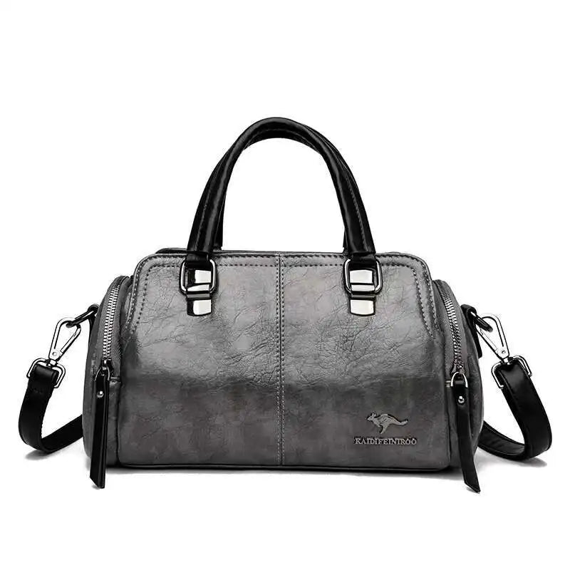 High Quality Soft Leather Top-handle Bags