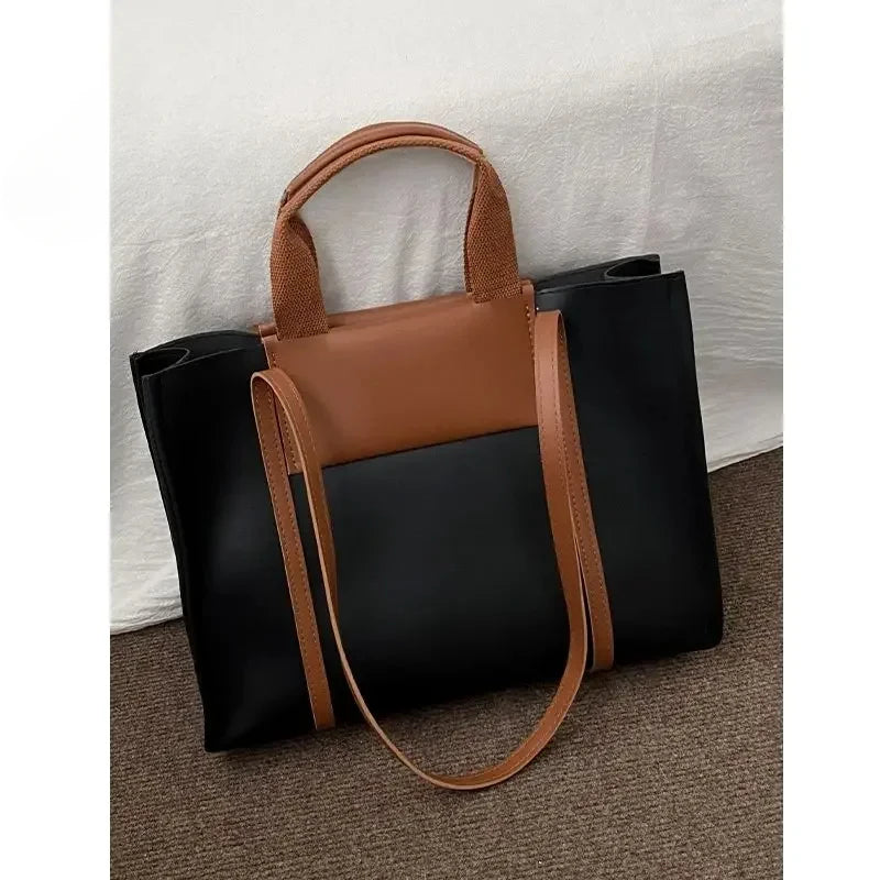 Leather Tote Bags Women Large Capacity