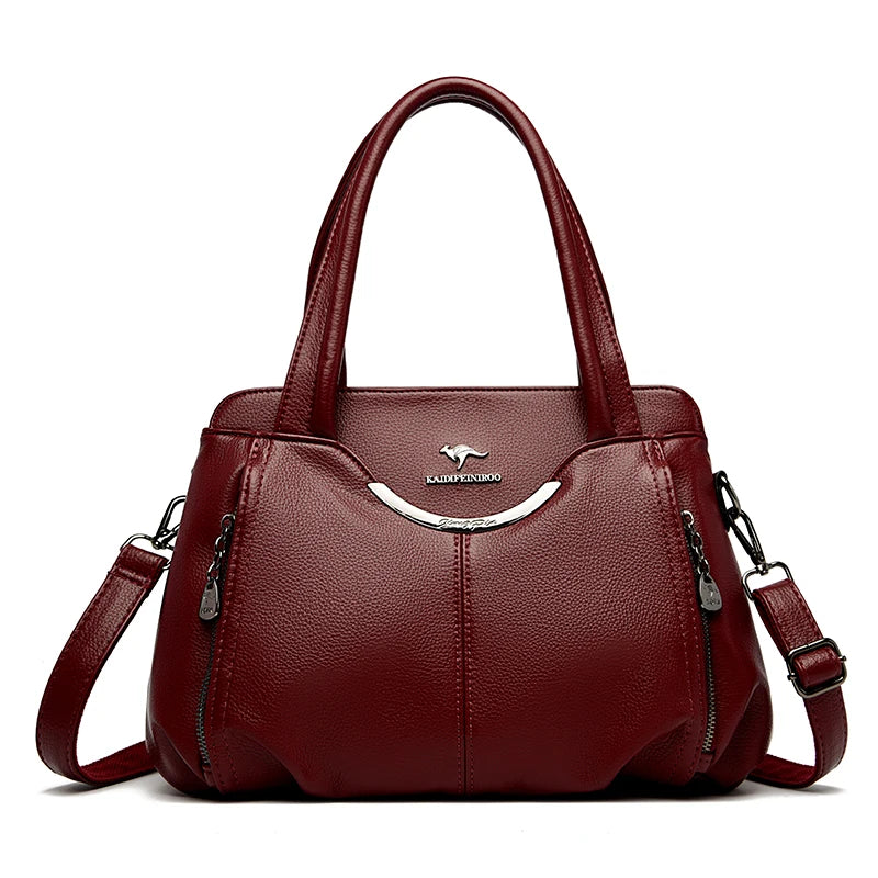New Multi Pocket Women's Handbag