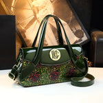 Spring and autumn patent leather snake pattern armpit handbag
