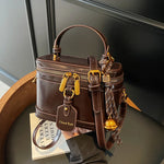 Luxury Burgundy Crossbody Bag