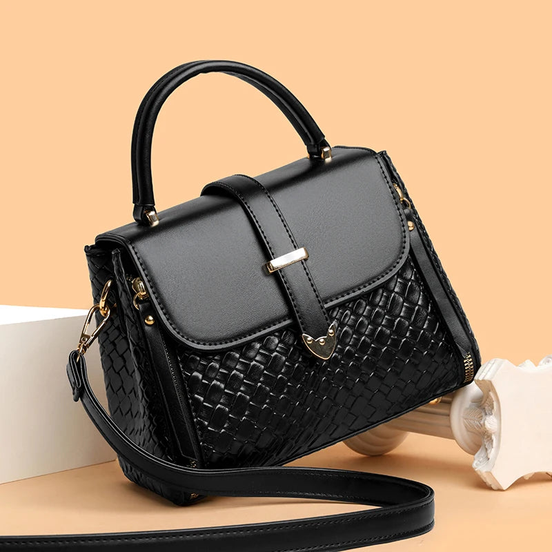 Fashion Luxury Design PU Leather Women Small Shoulder Crossbody Bags