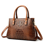 New Trendy Crocodile Alligator Leather Shoulder bag