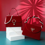 Small Square Bag Red Wedding Bag