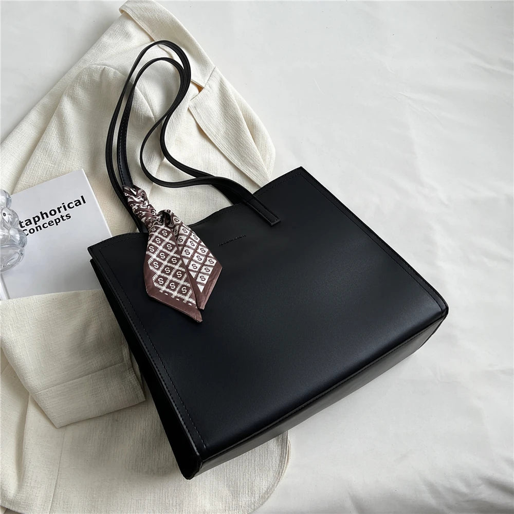 3 Layers Large Leather Tote Bags