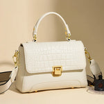 Fashion Women's Crocodile Pattern PU Leather Crossbody Bag Leisure