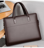 New Fashion Luxury Pu Leather Business Men's Briefcase
