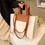 Leather Tote Bags Women Large Capacity