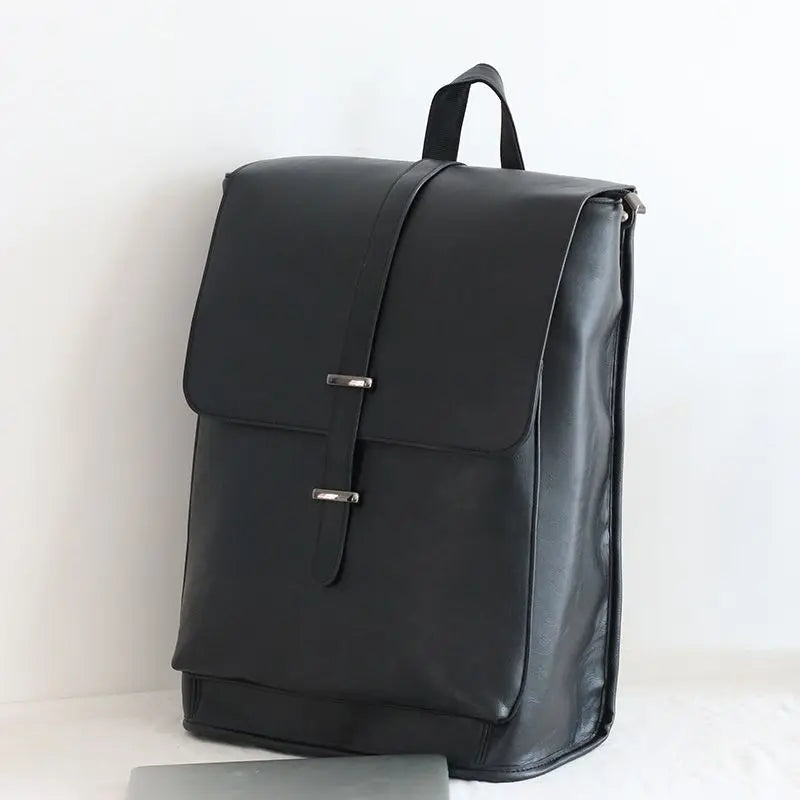 High-end British style structured backpack for laptops
