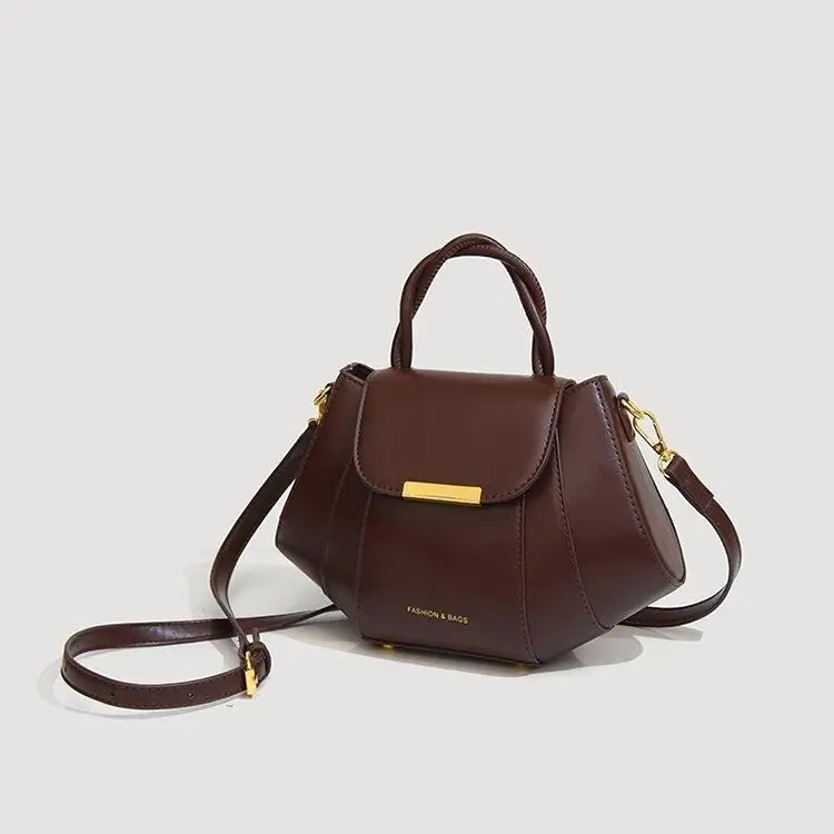 New Solid Color Fashionable Versatile High-end Texture Single ShoulderBag