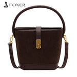 FOXER Cute Crossbody Bucket Bag For Women