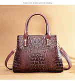 New Trendy Crocodile Alligator Leather Shoulder bag