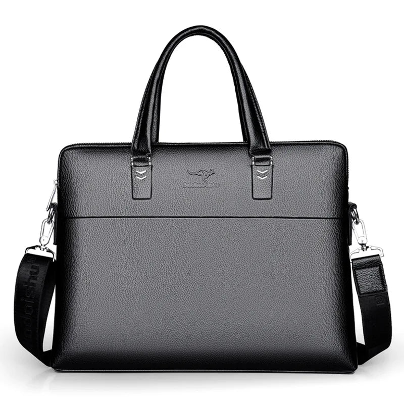 New Fashion Luxury Pu Leather Business Men's Briefcase