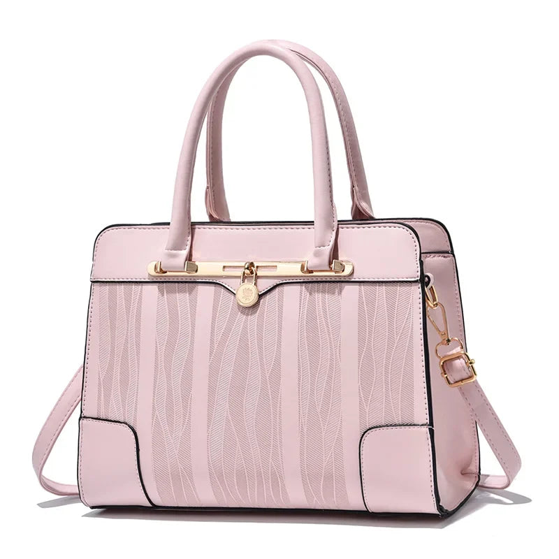 Leather women's bag iPad computer handbag