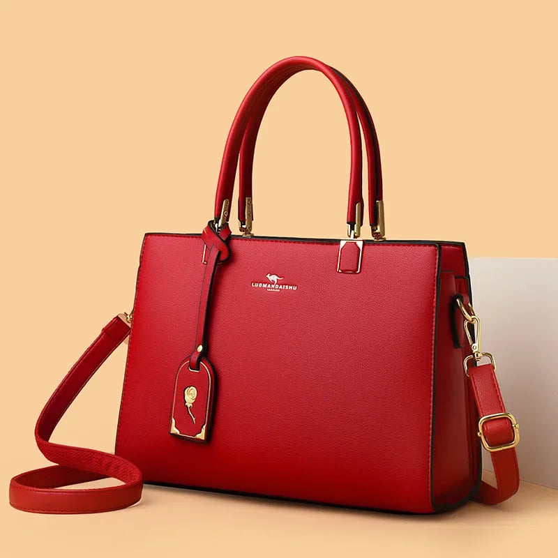 Women Microfiber Synthetic Leather Handbags