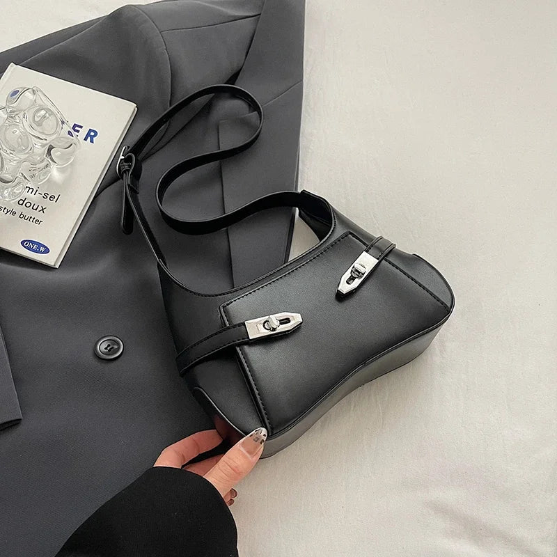 LEFTSIDE Small PU Leather Shoulder Bags For Women