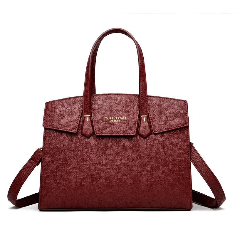 High Quality Soft Leather Women's Handbag Luxury