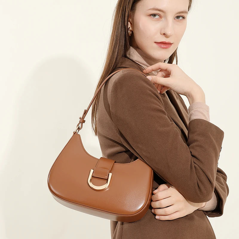 Genuine Leather Women's Shoulder Bag
