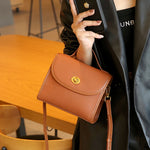 Cowhide Genuine Leather Women Crossbody Bag