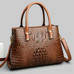 New Trendy Crocodile Alligator Leather Shoulder bag