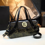 Spring and autumn patent leather snake pattern armpit handbag