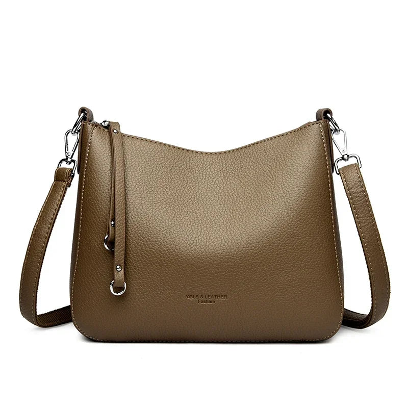 Genuine Brand Women's Soft Leather Shoulder Bags