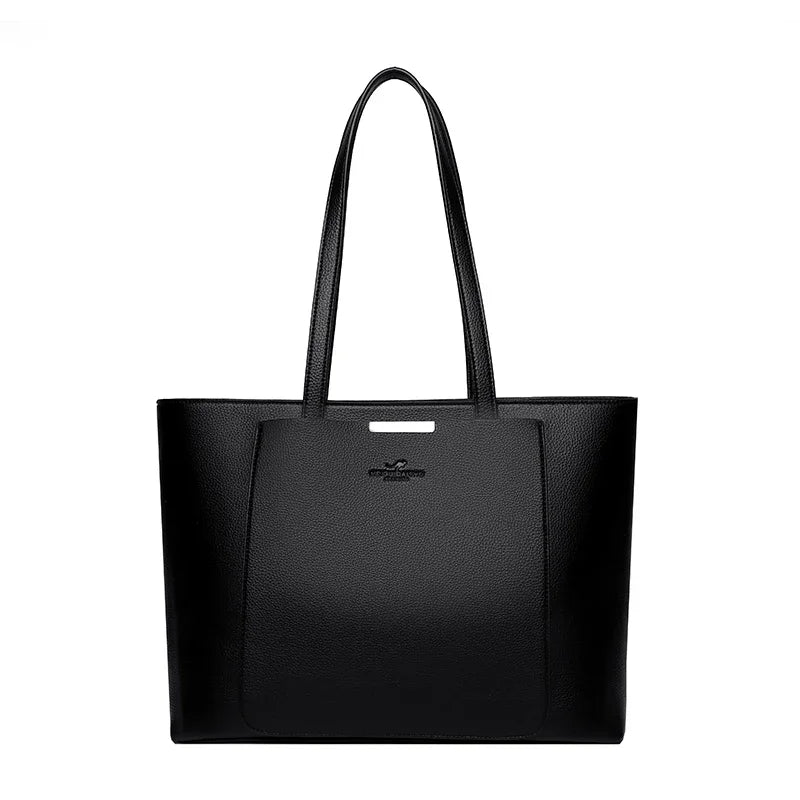 High Quality Leather Shoulder Crossbody Messenger Tote Bag