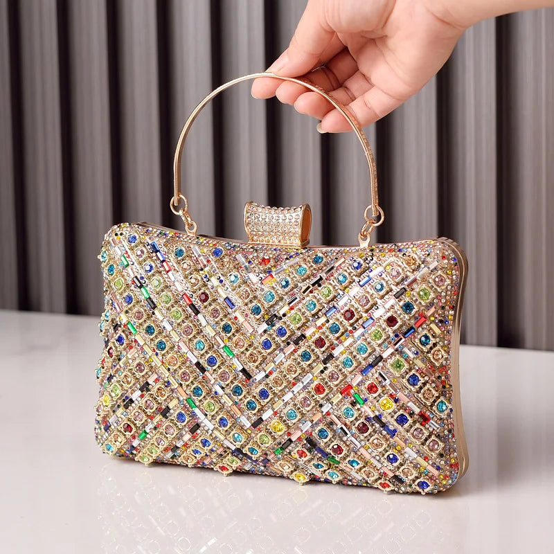 Designer Diamond Bling Clutch