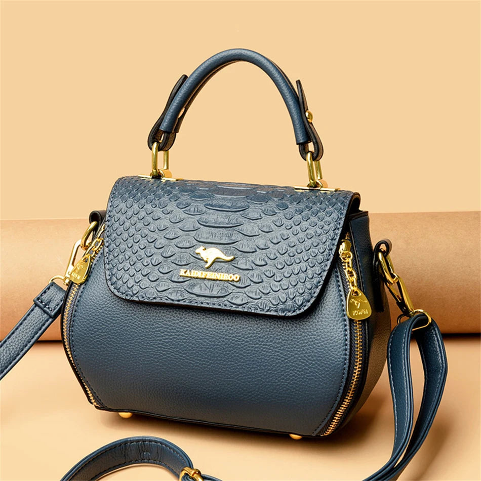 Crocodile Leather Designer Handbag for Female